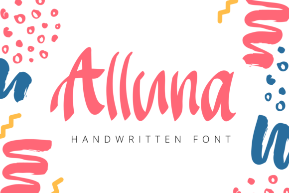 Alluna Font: A Handwritten Typeface for Memorable Marketing