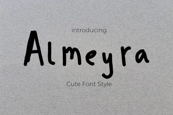Almeyra: A Bold Handwritten Font for Authentic Brand Identity