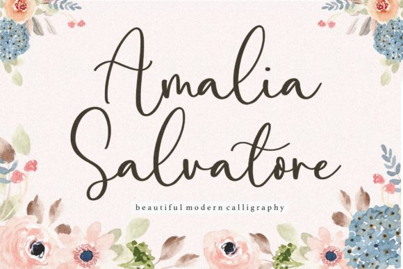 Amalia Salvatore: The Perfect Handwritten Font for Brand Identity