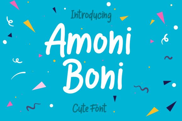 Amoni Boni Font: A Sweet Script for Creative Makers
