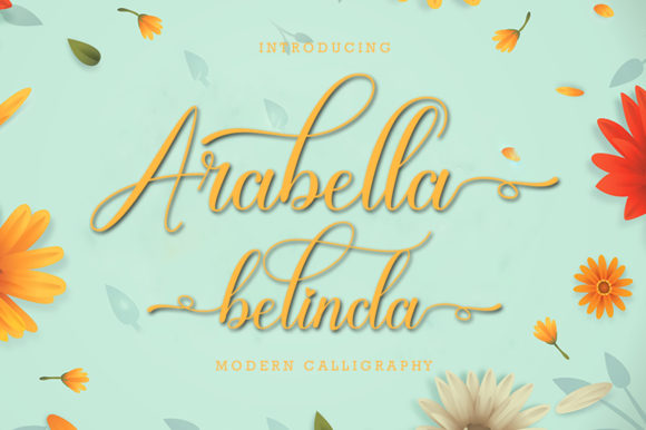 Arabella Belinda: A Modern Script Handwritten Font for Digital Branding