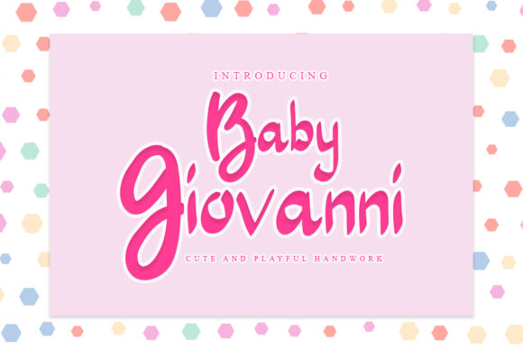 Baby Giovanni: A Delicate Handwritten Font for Unique Branding