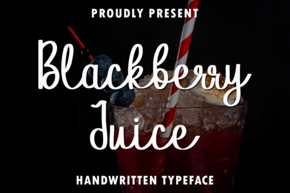 Blackberry Juice: A Delicate Handwritten Font for Editorial Design