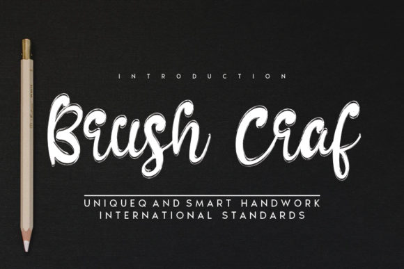 Brush Craf Typeface Review for Editorial Design