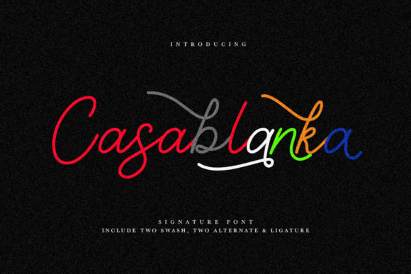 Casablanka Handwritten Font Review: A Versatile Script for Brand Identity