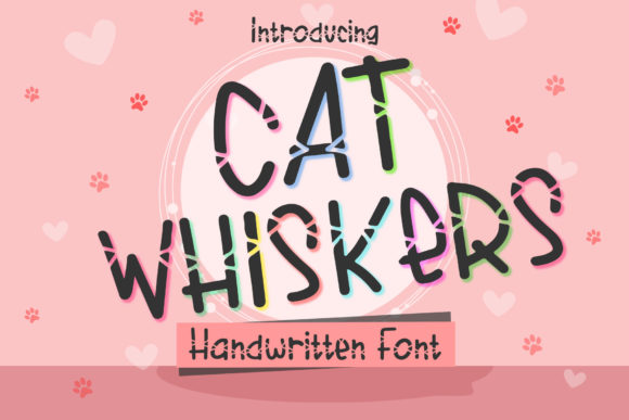 Cat Whiskers: A Quirky Handwritten Font for Playful Branding