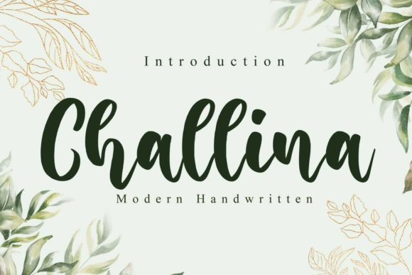 Challina: The Elegant Script Handwritten Font for Modern Web Design