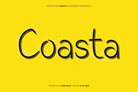 Coasta Script Handwritten Font Review for Campaign Design