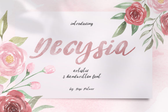 Decysia: A Timeless Handwritten Typeface for Elegant Web Design