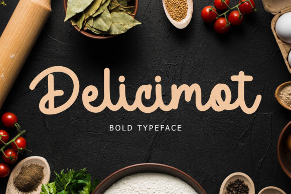 Delicimot: A Flowing Handwritten Font for Elegant Branding