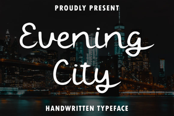 Evening City: A Relaxed Script Handwritten Font for Editorial Design