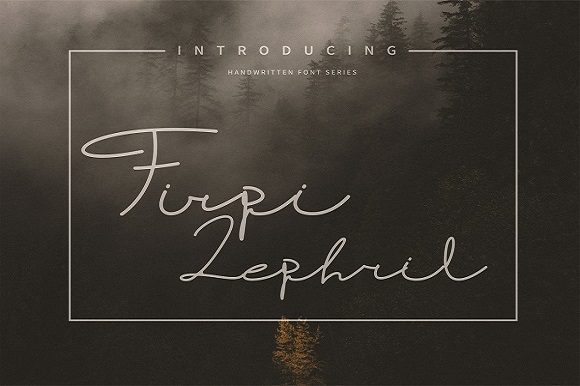 Firpi Lephril: The Elegant Script Handwritten Font for Boutique Branding