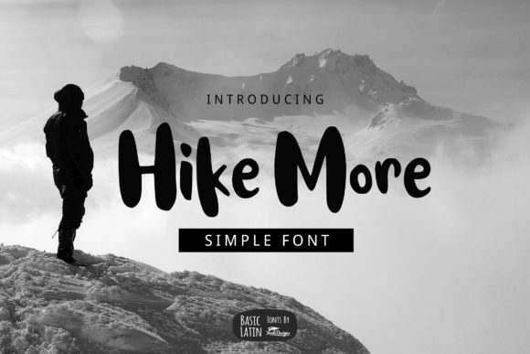Hike More: The Bold Handwritten Font for Dynamic Branding
