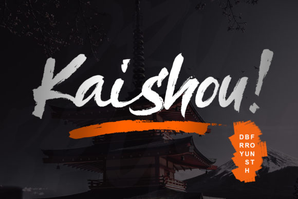 Kaishou: The Versatile Dry Brush Handwritten Font for Crafters