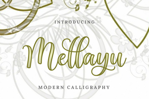 Mellayu: The Exquisite Handwritten Font for Elegant Brand Identity