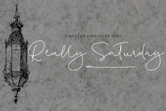 Really Saturday Font for Editorial Design and Content Layouts
