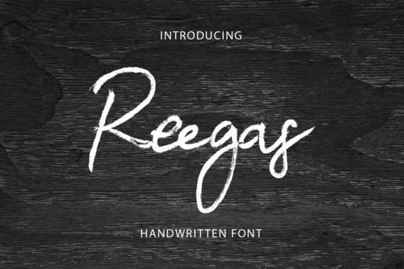 Reegas: The Exquisite Handwritten Font for Editorial Design
