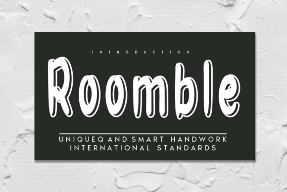 Roomble Typeface: A Sweet Handwritten Font for Brand Identity