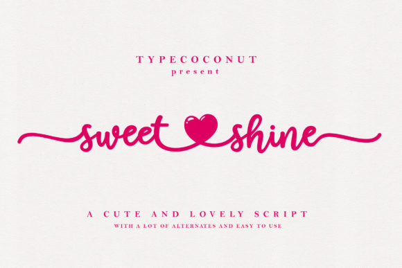 Sweetshine: The Friendly Handwritten Font for Brand Growth