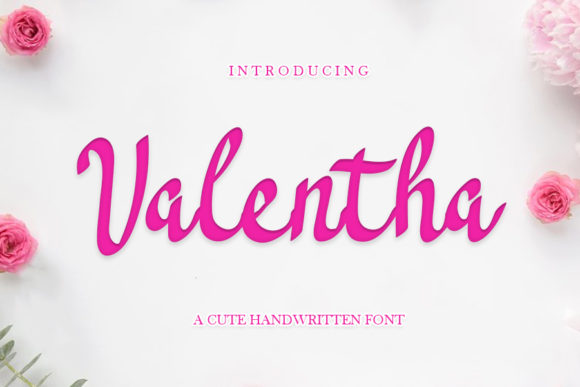 Valentha: The Elegant Script Handwritten Font for Festive Design