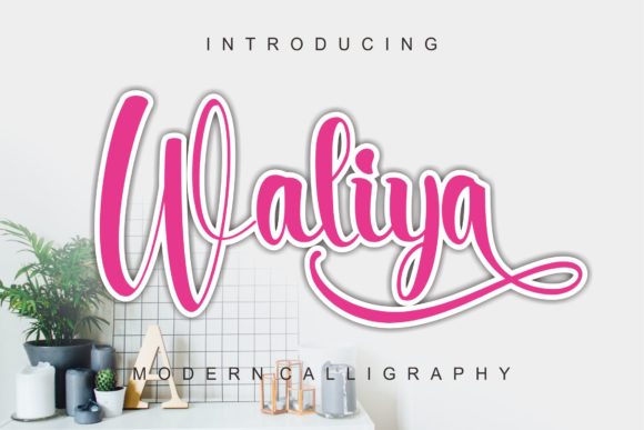 Waliya Script Handwritten Font for Editorial Design
